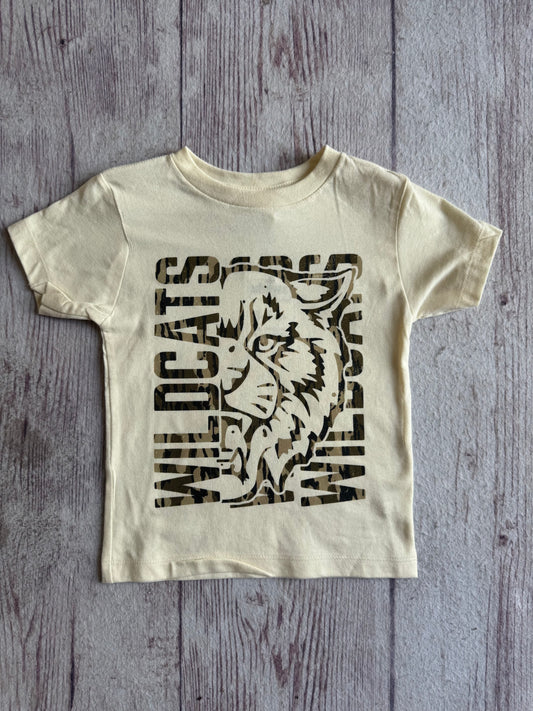 Toddler/Youth Camo Wildcats Tee