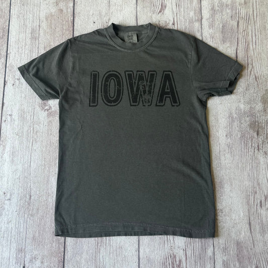 Distressed Iowa T-Shirt