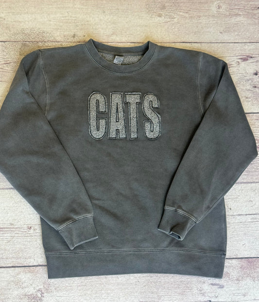 Cats Inside Out Embroidery Crewneck - Made to Order