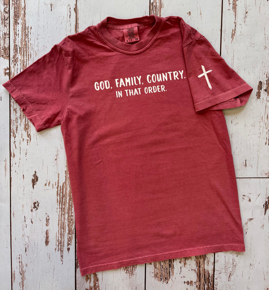 God Family Country T-Shirt