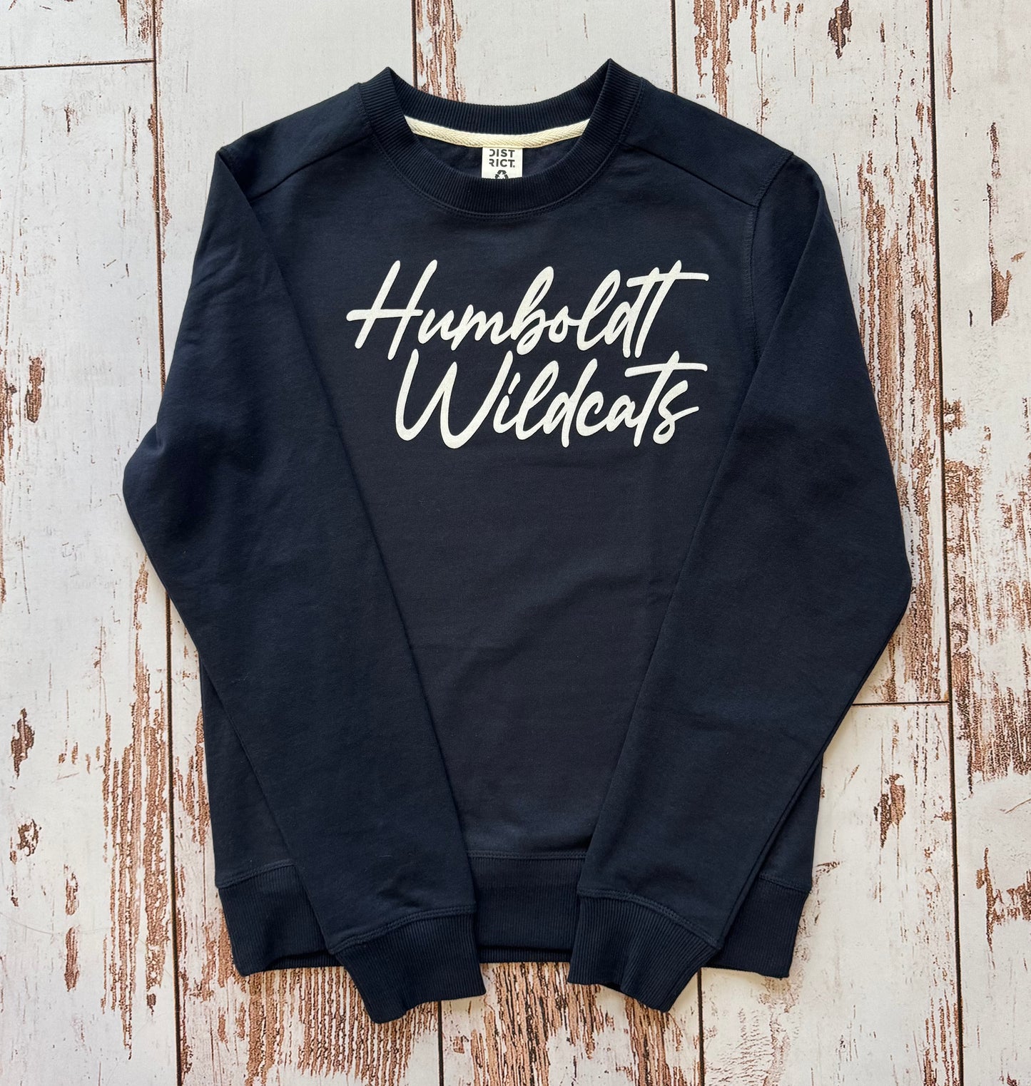 Humboldt Wildcats Navy Crewneck Sweatshirt