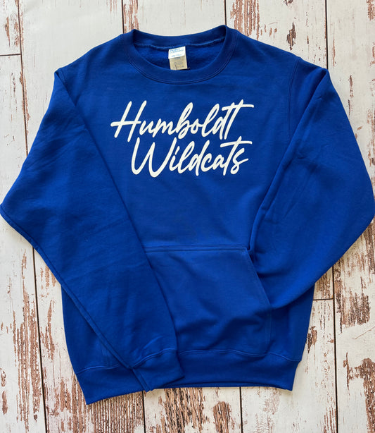 Humboldt Wildcats Pocket Crewneck Sweatshirt