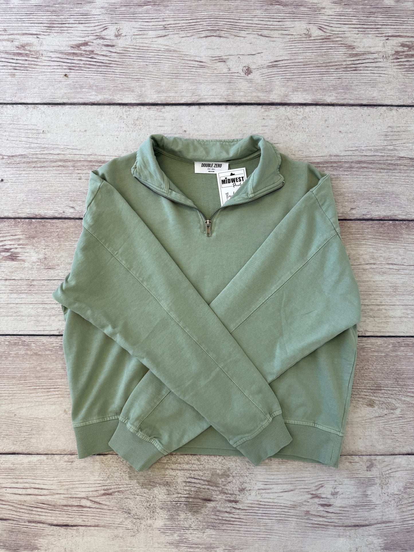 Half-Zip Long Sleeve Sweatshirt