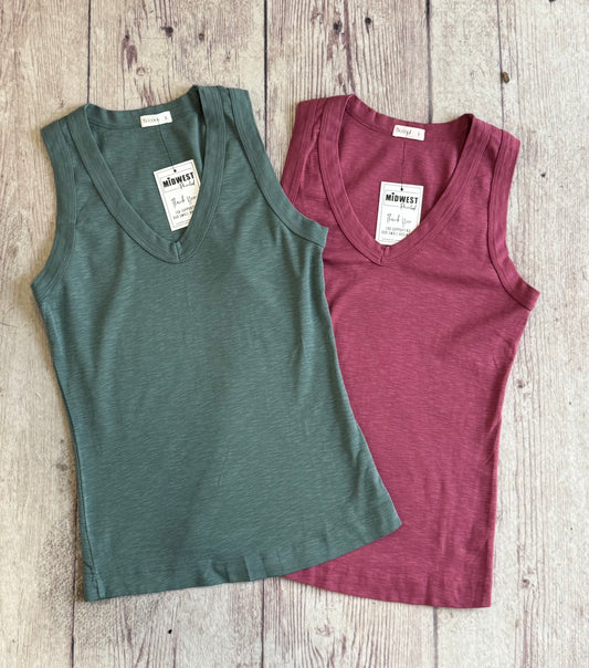 Cooper V-Neck Tank