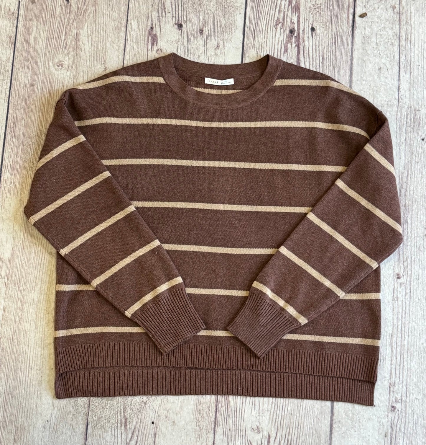 Stripe Crewneck Sweater