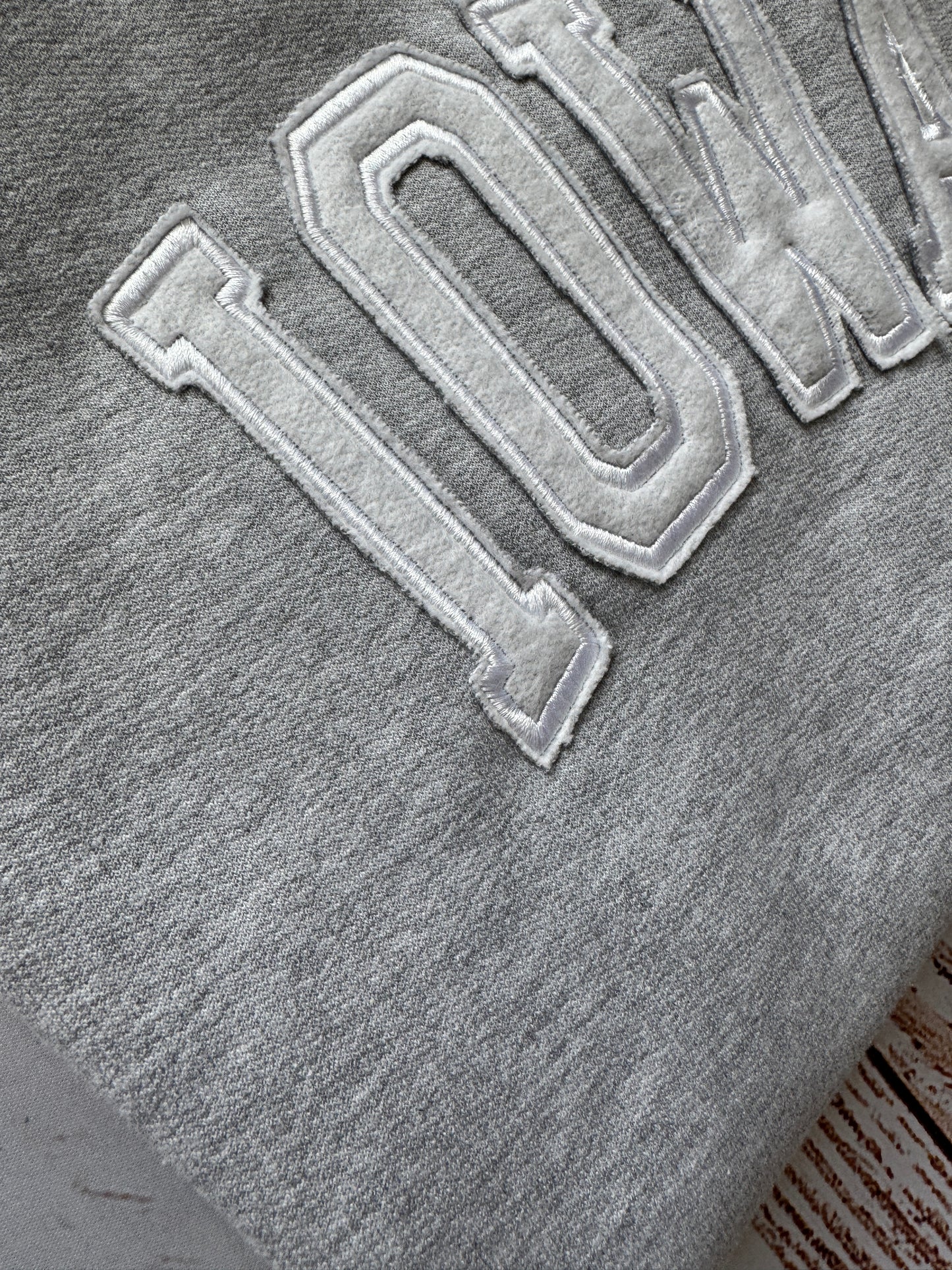 Iowa Inside Out Embroidered Crewneck