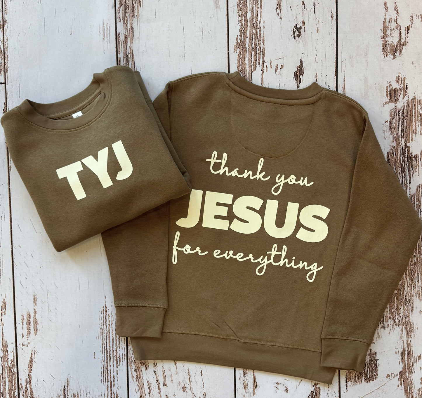 Youth | Thank You Jesus Crewneck