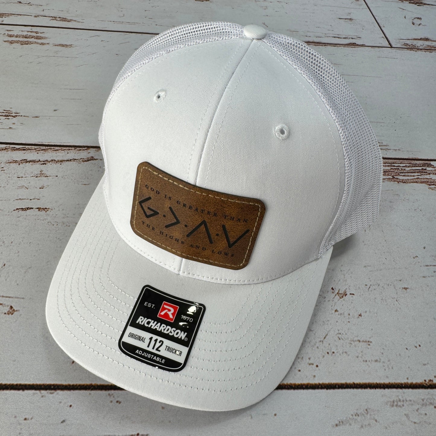 God Is Greater Patch Trucker Hat