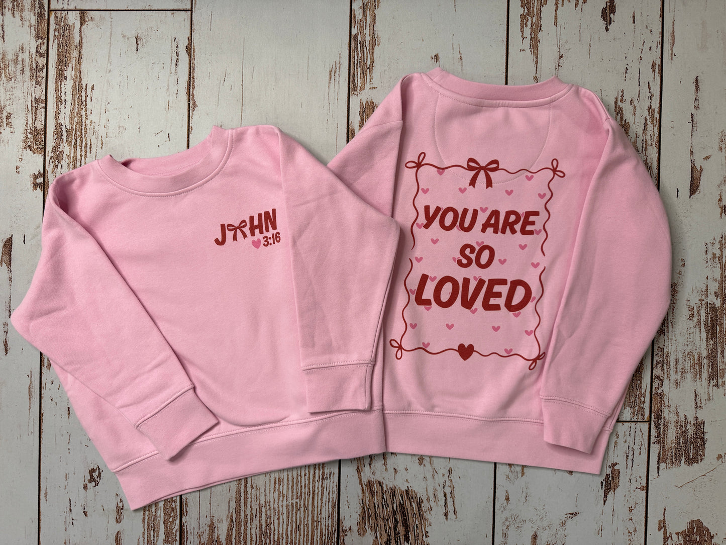 Youth John 3:16 Fleece Crewneck