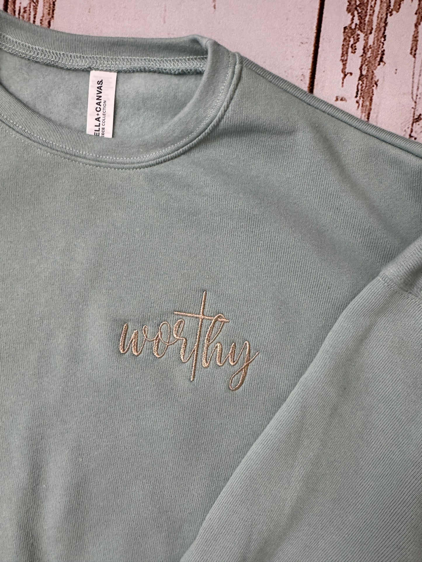 Worthy Embroidery Fleece Crewneck