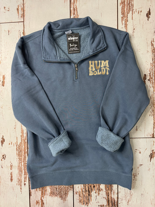 HUMBOLDT Embroidery Slate Blue 1/4 Zip