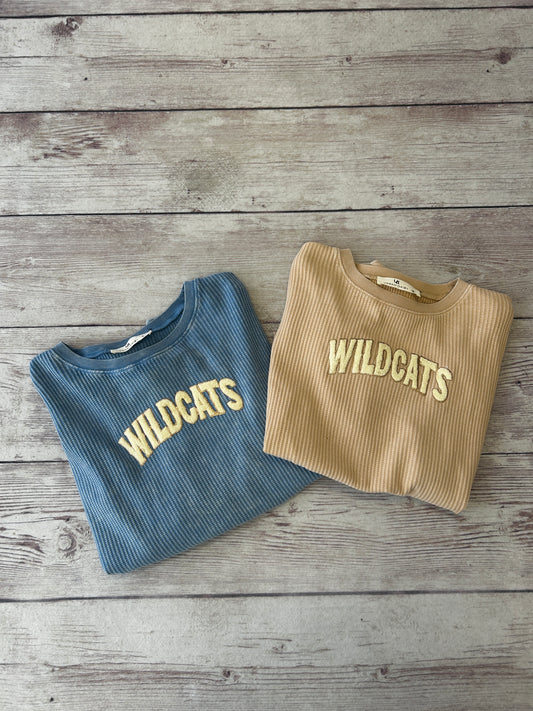 Cropped Wildcats Channel Lightweight Sweater