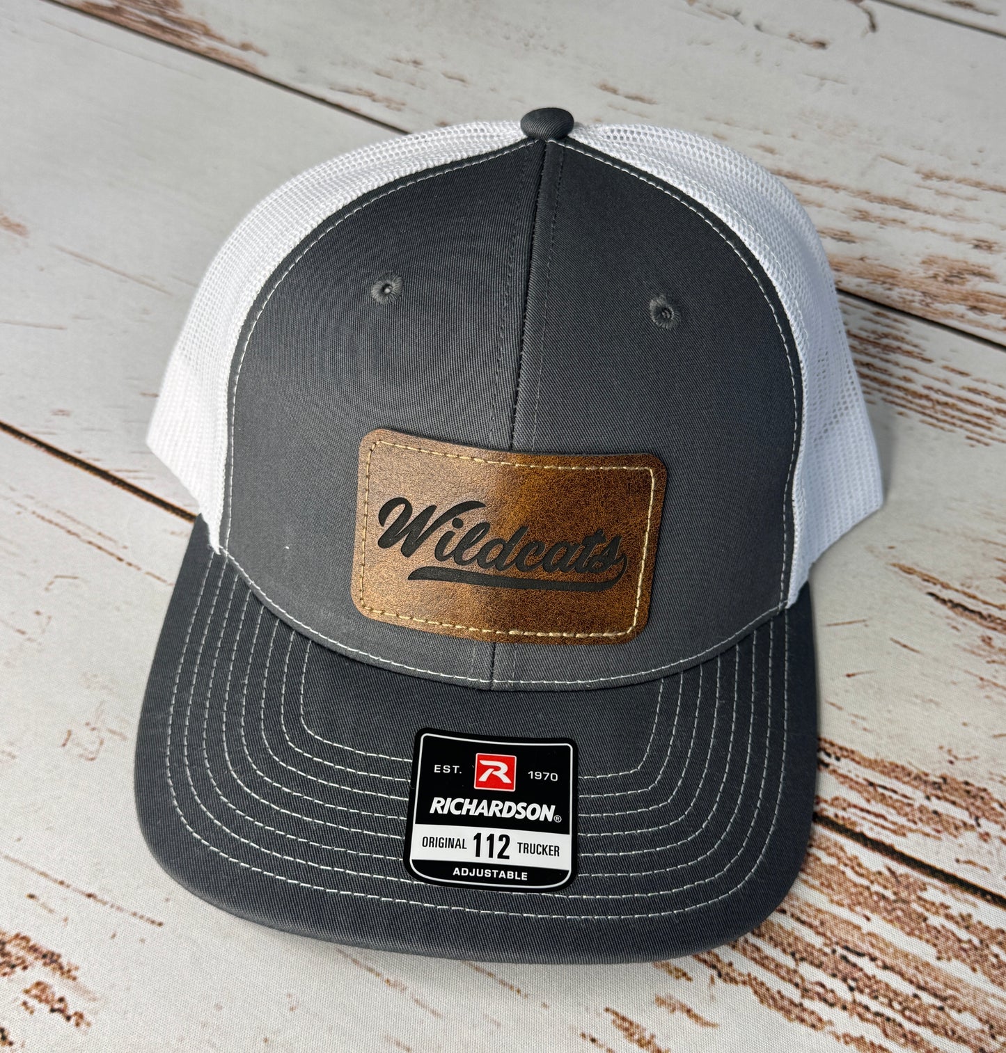Wildcats Patch Trucker Cap - Charcoal/White
