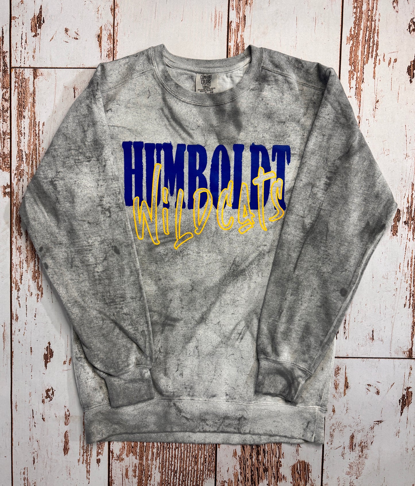Humboldt Wildcats Color Blast Crewneck