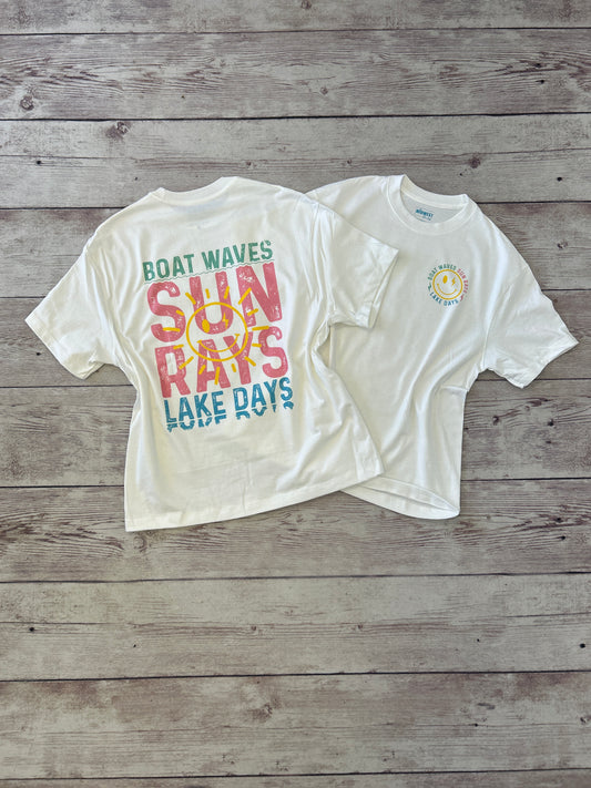 Sun Rays Oversized T-Shirt