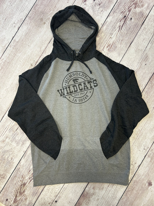 Grey Wildcats Stamp Hoodie