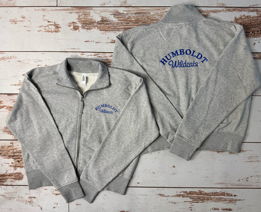 French Terry Humboldt Wildcats Embroidery Full Zip