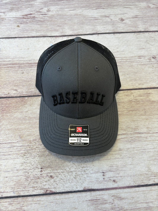 Baseball Embroidered Puff Hat