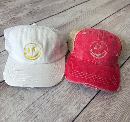 Adult & Youth Smiley Face Hat