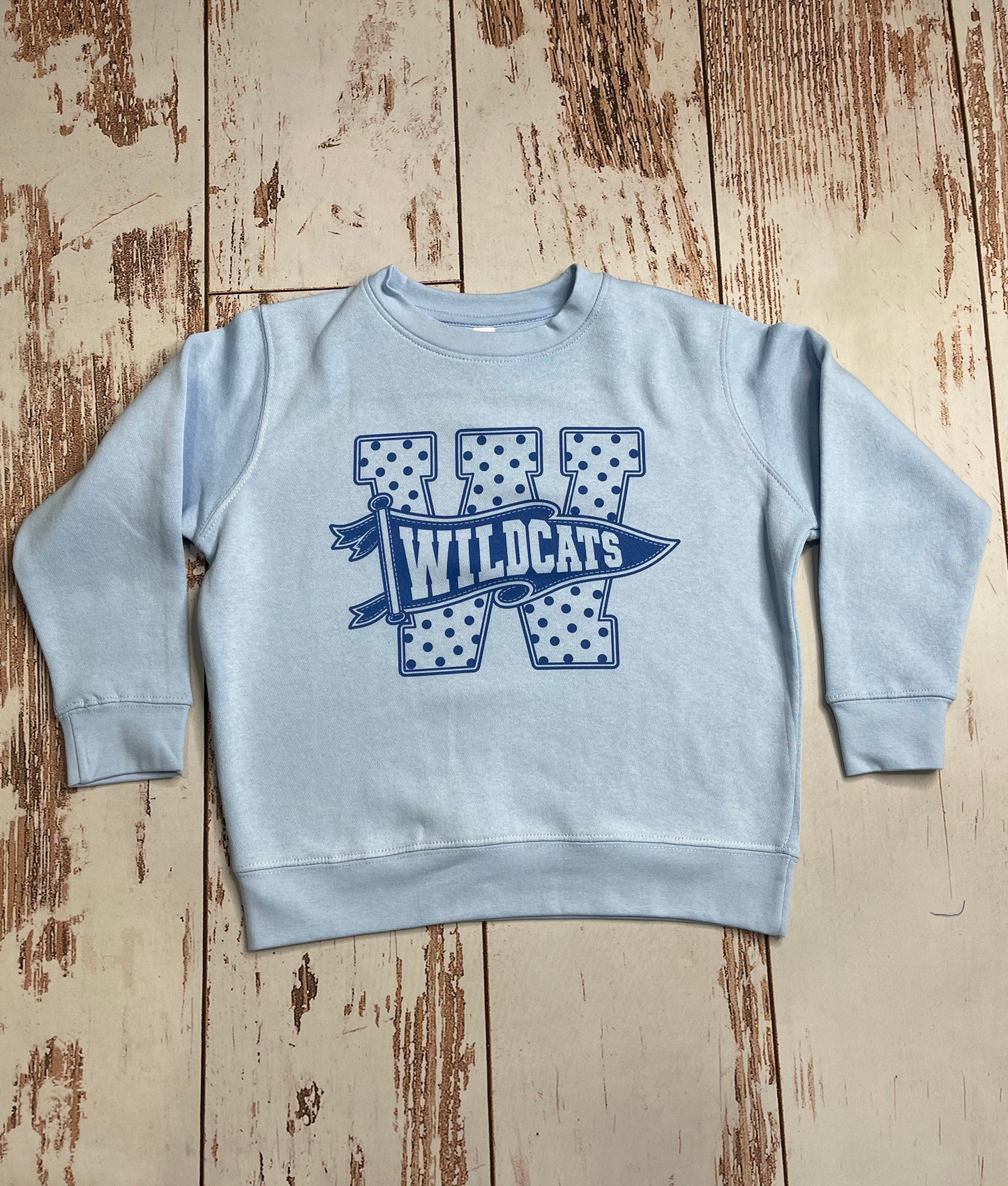 Youth Wildcats Polka Dot Crew