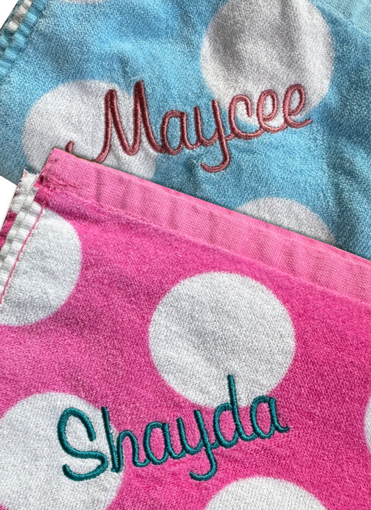 Custom Embroidered Towel