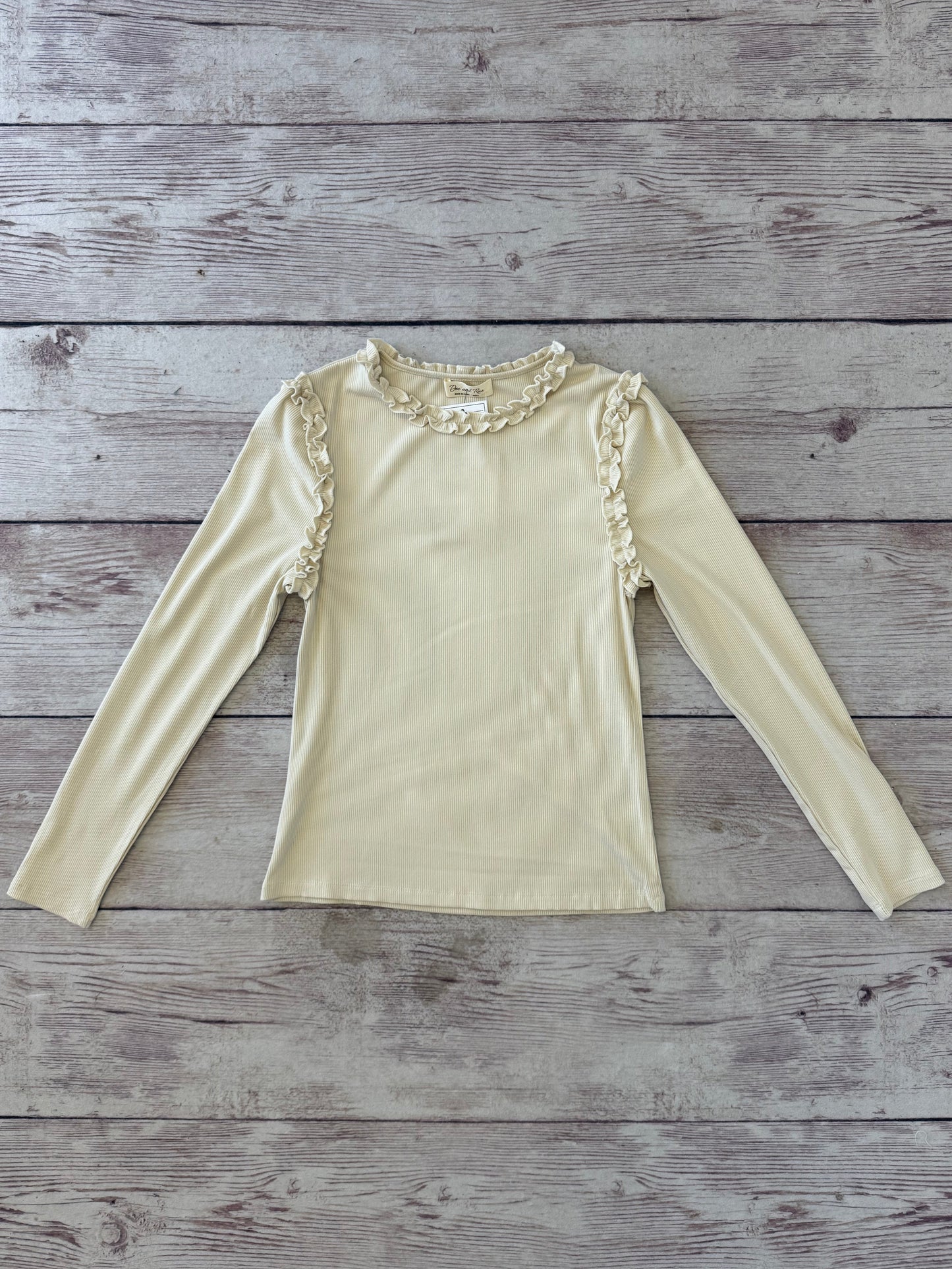 Ruffle Long-Sleeve Shirt