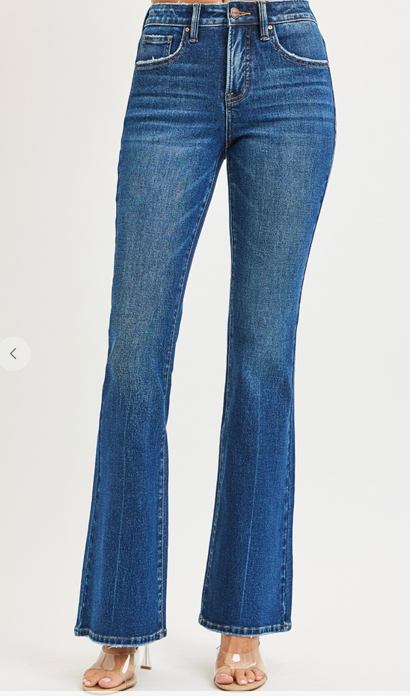 Tummy Control High Rise Flare Jeans