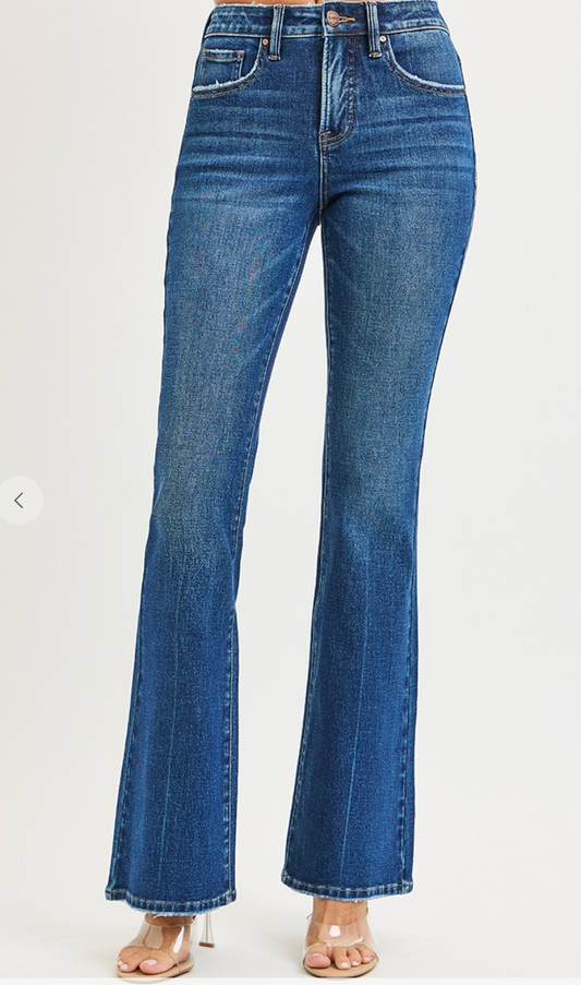 Tummy Control High Rise Flare Jeans