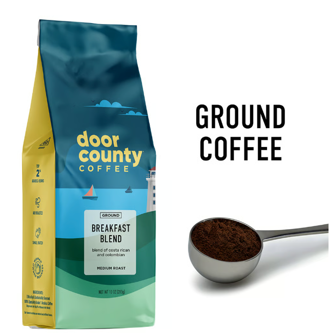 Breakfast Blend 10oz Ground Coffee Medium roast