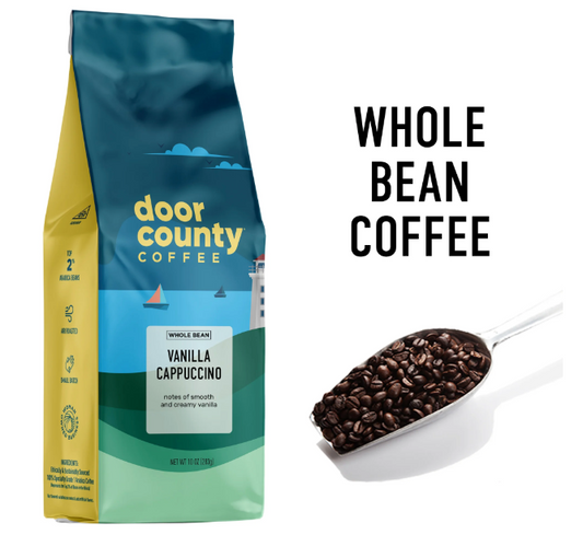 Vanilla Cappuccino 10oz whole Bean Medium Roast