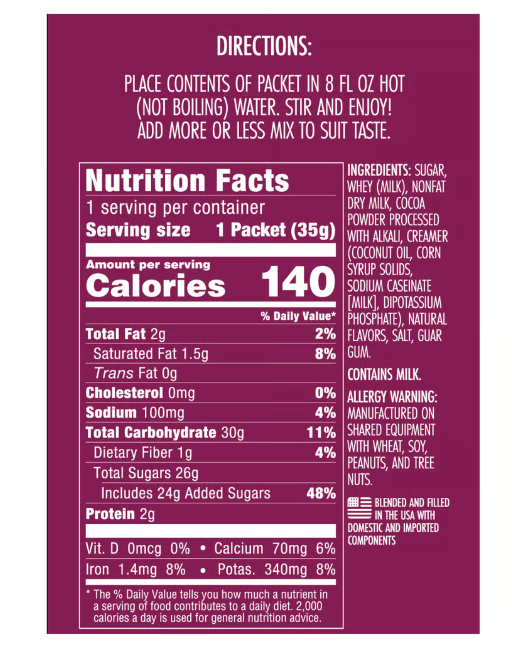 Chocolate Cherry Cocoa | Single Packet