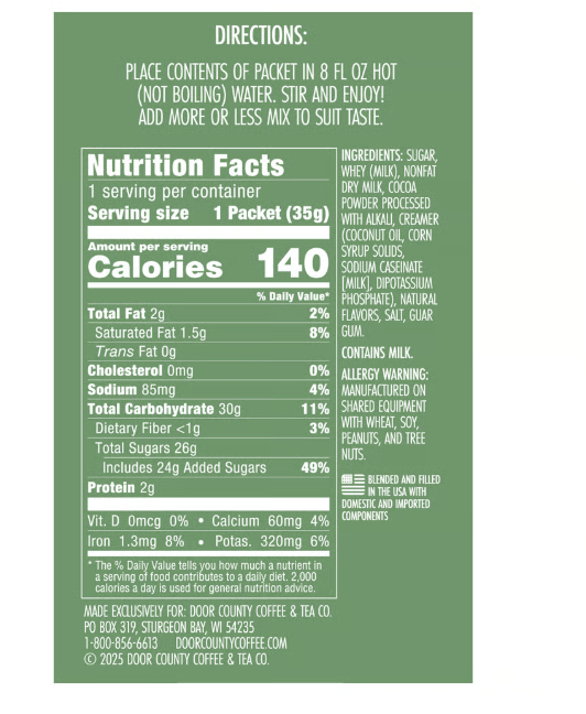 Chocolate Mint Cocoa | Single Packet