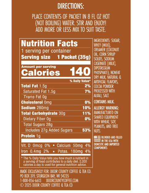 Salted Caramel truffle Cocoa | Single Packet