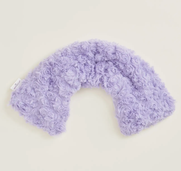 Curly Purple Warmies Neck Wrap