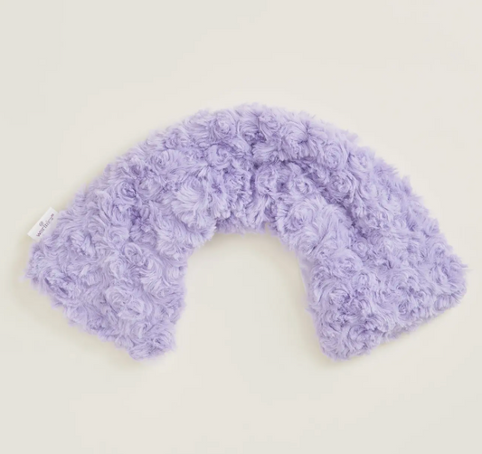 Curly Purple Warmies Neck Wrap