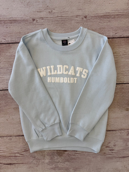 Youth Wildcat Puff Crewneck Sweatshirt