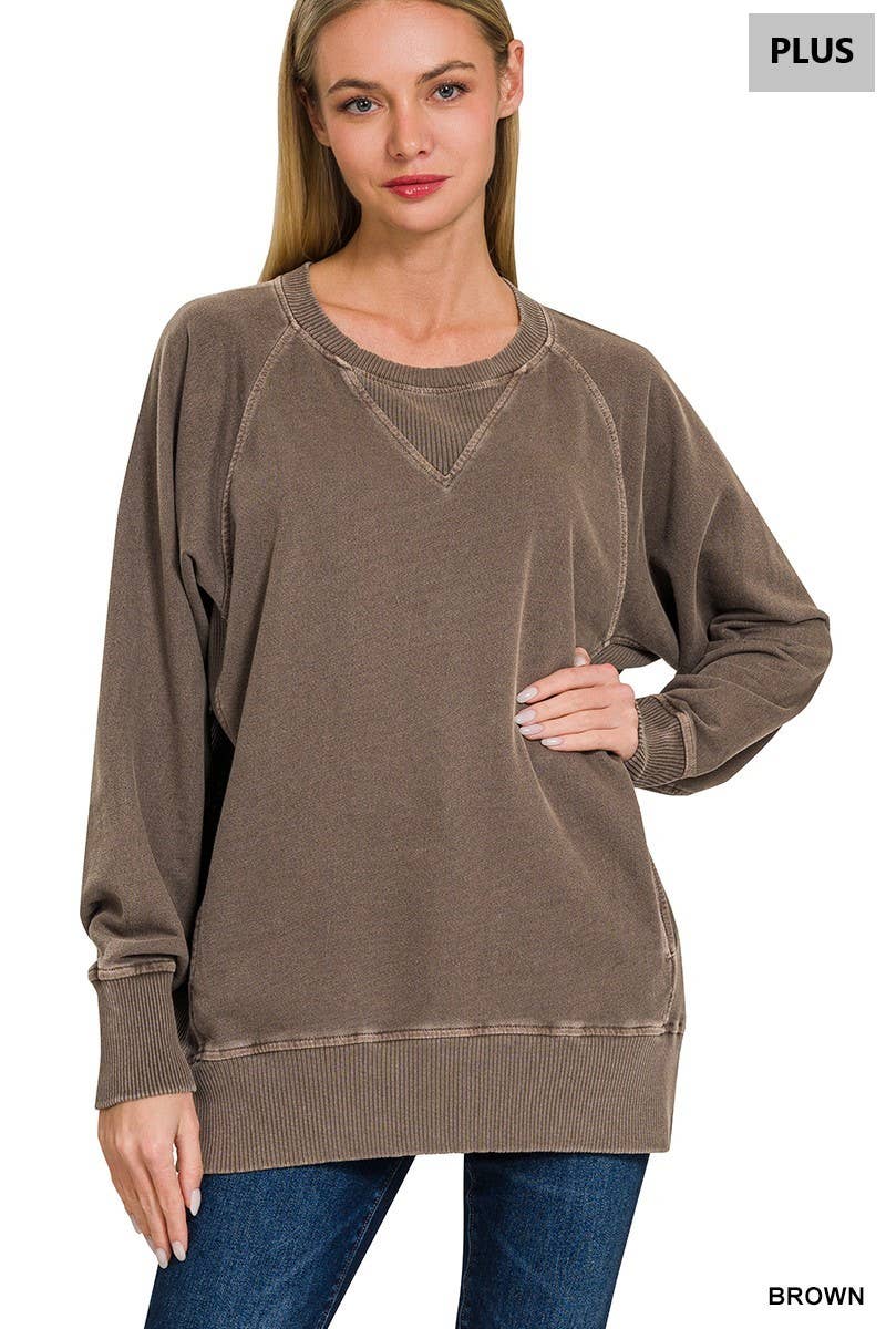 Plus French Terry Pullover