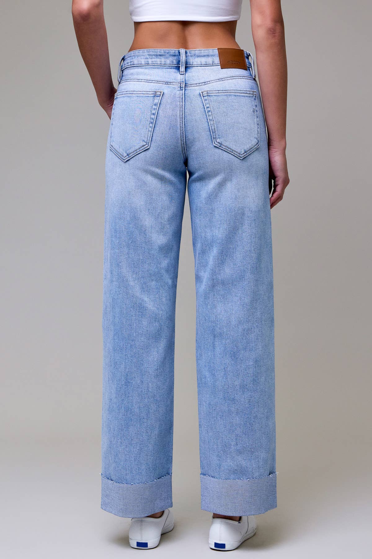 Mid Rise LOGAN Dad Jean with Raw Hem 3" Cuff