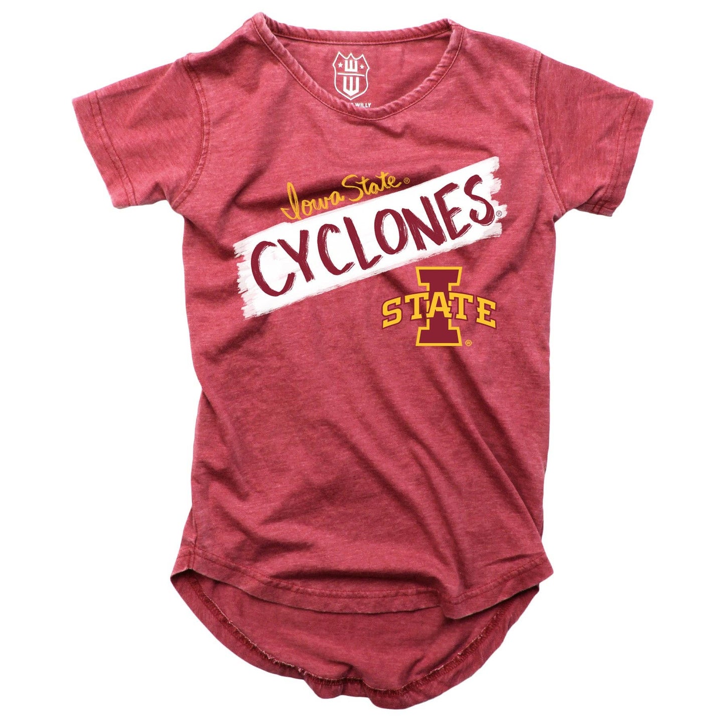 Iowa State Cyclones NCAA Girls S/S Burnout Tee