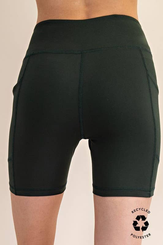 Butter Soft 6 Inch Biker Short with Pockets