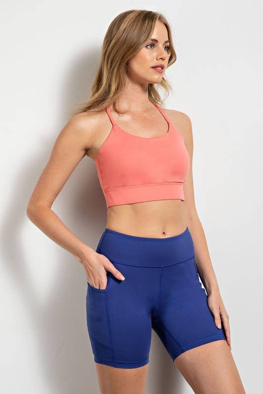 Butter Soft 6 Inch Biker Short with Pockets