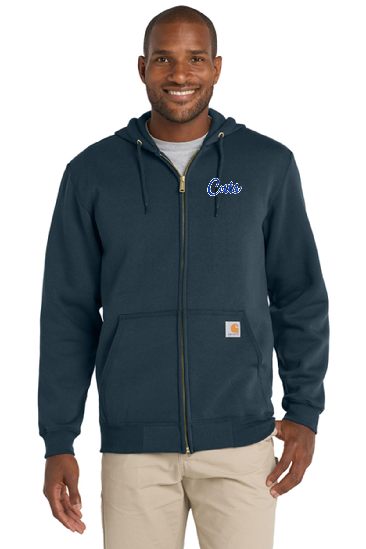 Carharrt Embroidered Wildcats Zip-Up- Design Options