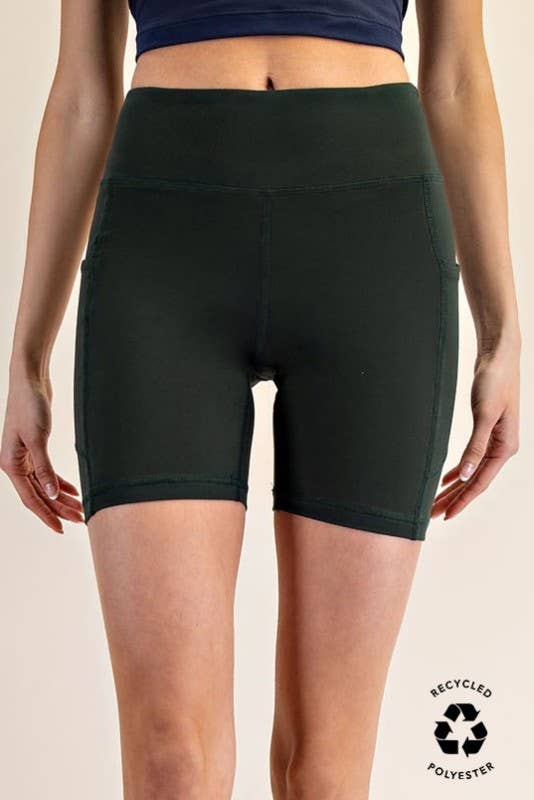 Butter Soft 6 Inch Biker Short with Pockets