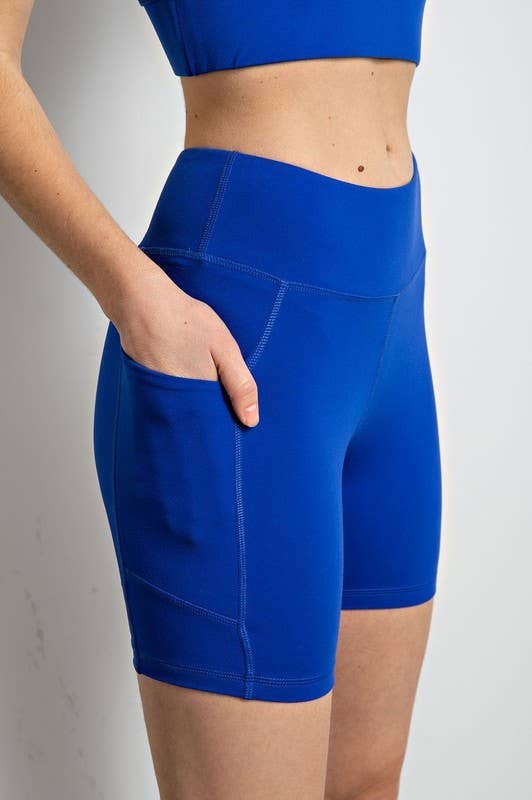 Butter Soft 6 Inch Biker Short with Pockets