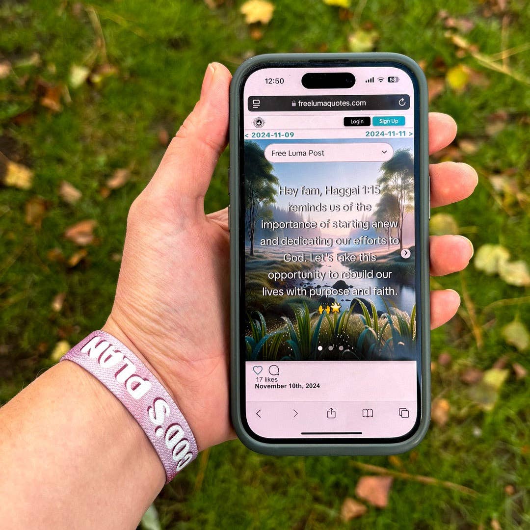 God's Plan NFC Bible Verse Bracelet